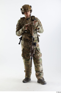 Photos Frankie Perry Army USA Recon - Poses standing whole…